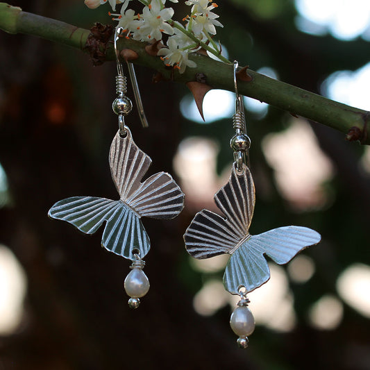 Aros Mariposa Perlada